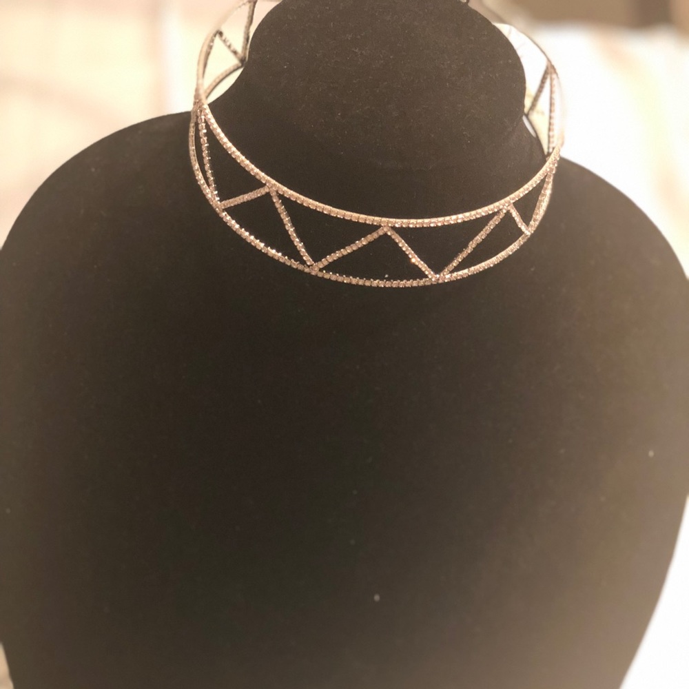Rhinestone choker